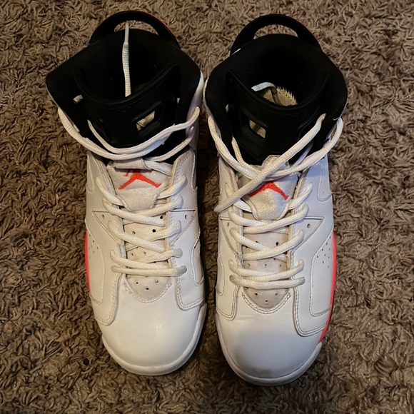 Jordan White infrared 6’s